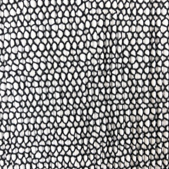 H&M Scoop Low Back Black White Print Tank Top S - Picture 7 of 9